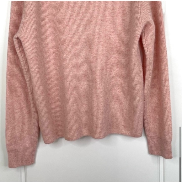 JOHNNY WAS CALME 100% Cashmere Ribbed Pullover Sweater NEW Size XL Blush Pink - Picture 7 of 10